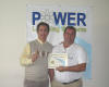 Darryl receives his workshop certificate