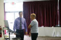 Steve speaks with Thomas about a question he has about the exam.