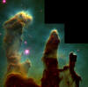 Pillars of Creation in a star-forming region - Eagle Nebula